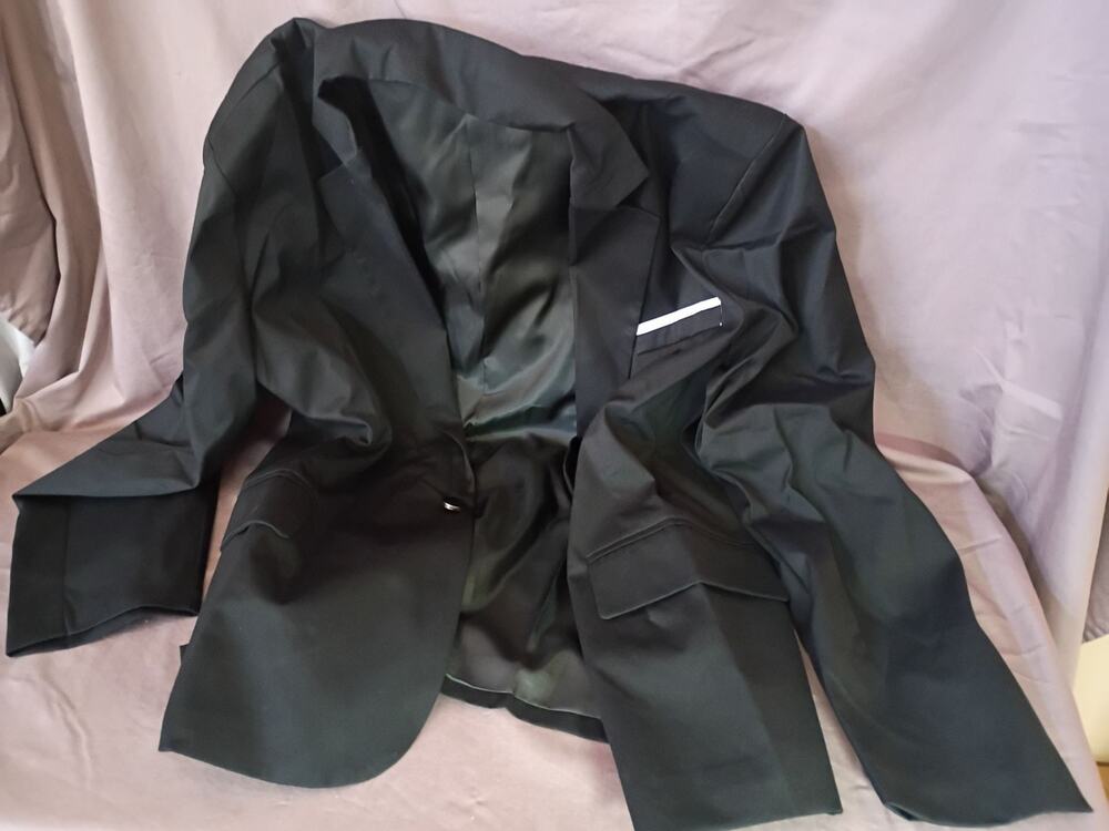 SHEIN Men's Single Breasted Black Suit Blazer